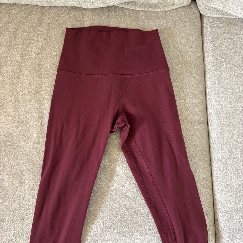 lululemon athletica High-Waist Burgundy Women's Leggings